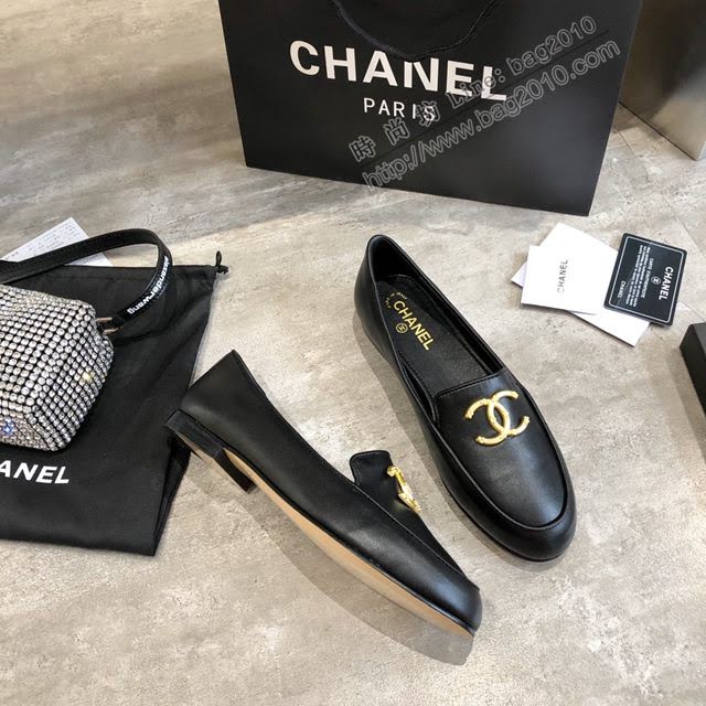 Chanel女鞋 香奈兒2020早春新款單鞋 Chanel女士單皮鞋  naq1278